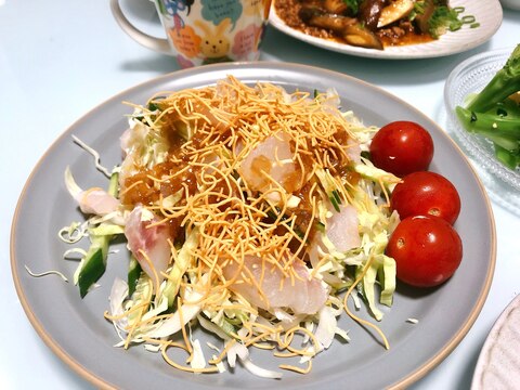 鯛の中華ぱりぱりサラダ ドレッシングも手作り レシピ 作り方 By あおい ᴗ 楽天レシピ 鯛の中華ぱりぱりサラダ ドレッシングも手作り レシピ 作り方 By あおい ᴗ 楽天レシピ